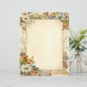 ヴィンテージアンティークフローラジャンクジャーナル (スタンド正面)