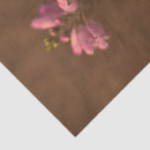 ヴィンテージアンティークフローラピンクセピアデクページ 薄葉紙 (詳細)