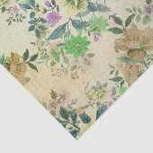 ヴィンテージアンティークフローラ切り離しティッシュペーパー 薄葉紙 (詳細)