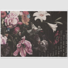 ヴィンテージアンティークフローラ切り離し 薄葉紙