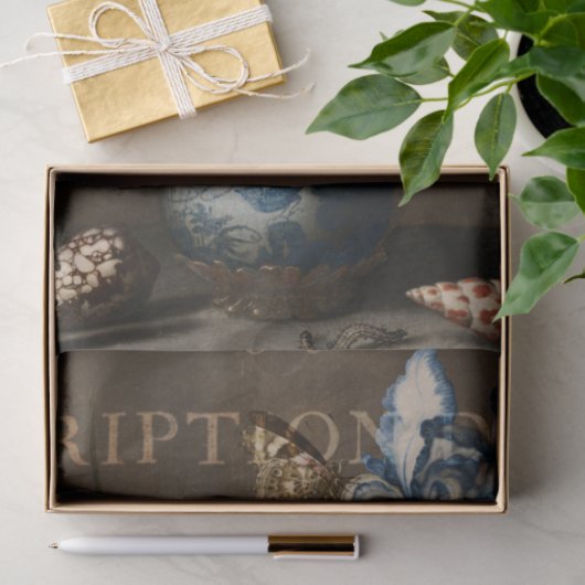 ヴィンテージアンティークフローラ切り離し 薄葉紙 (ギフト)