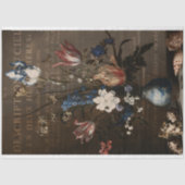 ヴィンテージアンティークフローラ切り離し 薄葉紙 (正面)