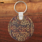 ヴィンテージアンティークブックイメージ キーホルダー (正面)