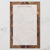 ヴィンテージアンティークブックイメージ 便箋 (正面)