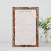 ヴィンテージアンティークブックイメージ 便箋 (スタンド正面)