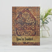 ヴィンテージアンティークブックイメージ 招待状 (スタンド正面)