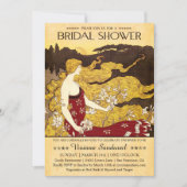 ヴィンテージアンティークブライダルシャワー招待状 招待状 (正面)