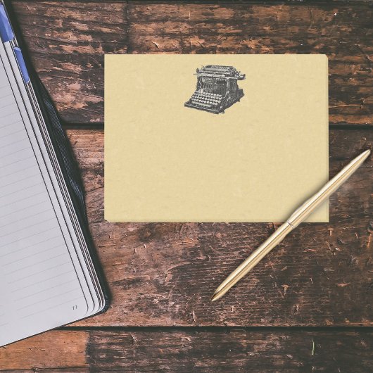 ヴィンテージアンティークブラック古いタイプライタファッションドー ポストイット