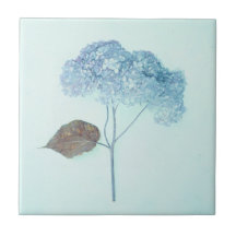 ヴィンテージアンティークブルーアジランゲアカントリーフローラ