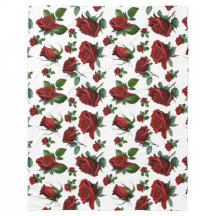 ヴィンテージアンティークベッドのバラ