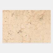 ヴィンテージアンティークベージュカントリーファームハウス ラッピングペーパーシート (正面2)