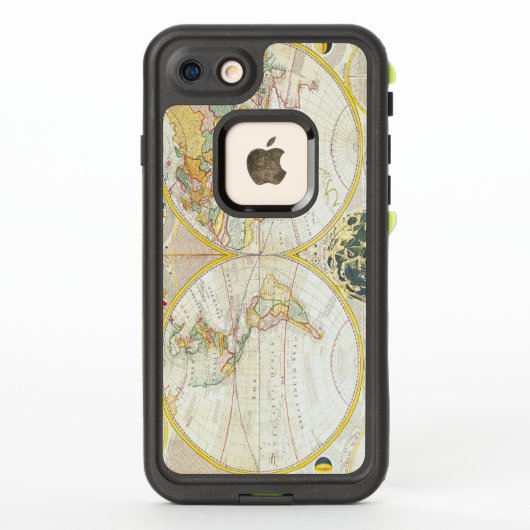 ヴィンテージアンティークマップ LifeProof iPhoneケース (裏面)