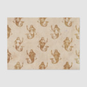 ヴィンテージアンティークマーメイドデクページティッシュペーパー 薄葉紙 (正面)