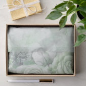 ヴィンテージアンティークミントバラデクページ 薄葉紙 (ギフト)