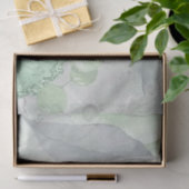 ヴィンテージアンティークミントバラバタフライデクページ 薄葉紙 (ギフト)