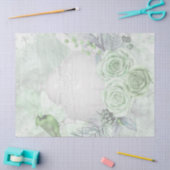 ヴィンテージアンティークミントバラバードデクページ 薄葉紙 (クラフト)