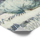 ヴィンテージアンティークランドスケープ水彩ルピュイフランス ポスター (角)