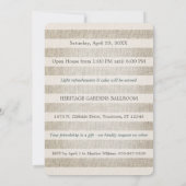 ヴィンテージアンティークリネン |年の写真の選択3 招待状 (裏面)