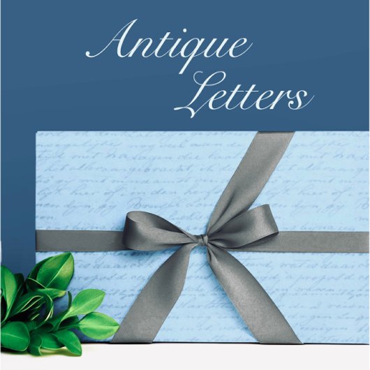 ヴィンテージアンティークレタリングフェードピンク ラッピングペーパー