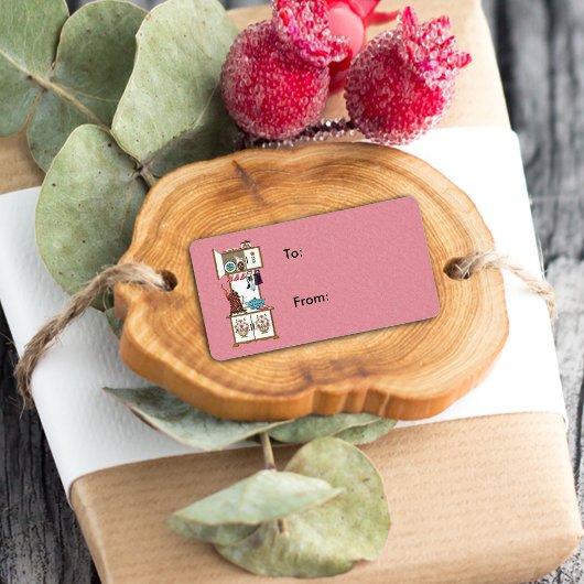 ヴィンテージアンティークレトロキッチンストーブコーヒーポット ラベル