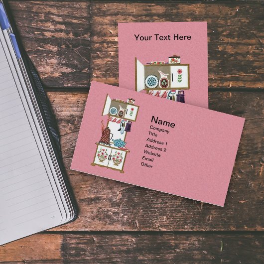 ヴィンテージアンティークレトロキッチンストーブコーヒーポット 名刺