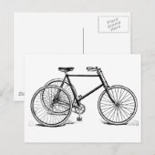 ヴィンテージアンティーク三輪 ポストカード (正面/裏面)