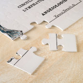 ヴィンテージアンティーク医学解剖解剖図 ジグソーパズル (側面)