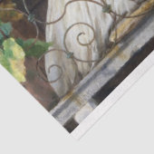 ヴィンテージアンティーク女性のシーンの切り離し 薄葉紙 (詳細)