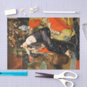 ヴィンテージアンティーク女性のポートレートの分離 薄葉紙 (クラフト)