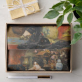 ヴィンテージアンティーク女性のポートレートの分離 薄葉紙 (ギフト)