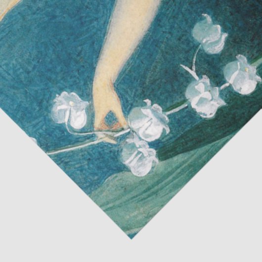 ヴィンテージアンティーク妖精の妖精妖精デコページ 薄葉紙 (詳細)