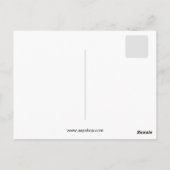 ヴィンテージアンティーク小さな女の子 ポストカード (裏面)