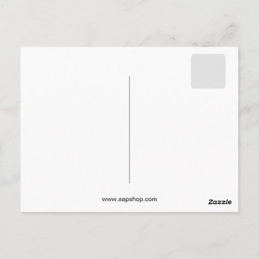 ヴィンテージアンティーク小さな女の子 ポストカード (裏面)