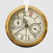 ヴィンテージアンティーク工業用スチームパンクウォッチ オーナメント (裏面)