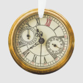 ヴィンテージアンティーク工業用スチームパンクウォッチ オーナメント (正面)