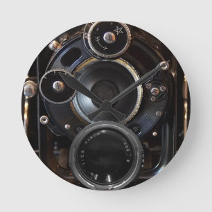 ヴィンテージアンティーク撮影 ラウンド壁時計