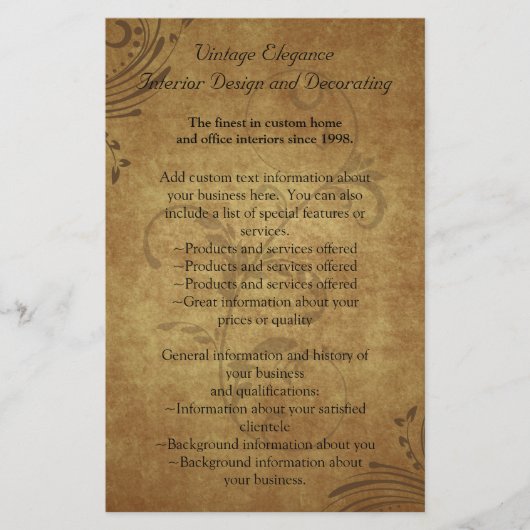 ヴィンテージアンティーク旋回フライヤー又はプログラム チラシ (正面)