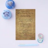 ヴィンテージアンティーク旋回フライヤー又はプログラム チラシ (シングル)