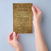 ヴィンテージアンティーク旋回フライヤー又はプログラム チラシ (ハンドル)