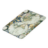 ヴィンテージアンティーク旧世界地図バイピエーター・ゴス， 1666 マグネット (左側)