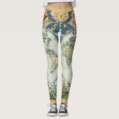 ヴィンテージアンティーク旧世界地図バイピエーター・ゴス, 1666 レギンス (正面)