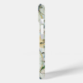 ヴィンテージアンティーク旧世界地図バイピエーター・ゴス, 1666 Case-Mate iPhoneケース (裏面 / 左)