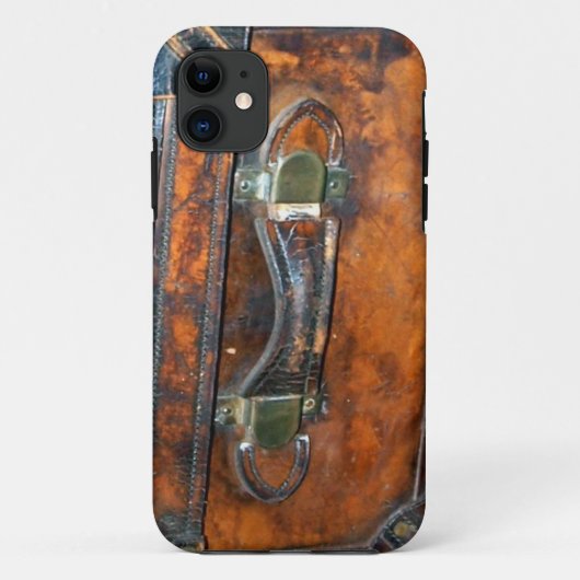 ヴィンテージアンティーク汽船トランクフォトデザイン Case-Mate iPhoneケース (裏面)