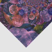 ヴィンテージアンティーク深い紫ピンクバルーン 薄葉紙 (詳細)