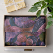 ヴィンテージアンティーク深い紫ピンクバルーン 薄葉紙 (ギフト)