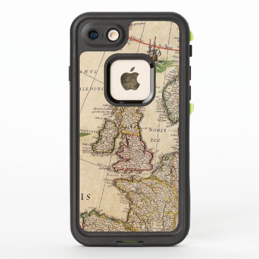 ヴィンテージアンティーク王国の地統一された図 LifeProof iPhoneケース (裏面)