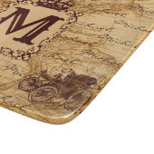 ヴィンテージアンティーク王室のキング世界地図ラスティック カッティングボード (角)