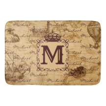 ヴィンテージアンティーク王室のキング世界地図ラスティック