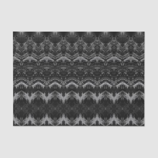 ヴィンテージアンティーク白黒デコパージュ 薄葉紙 (正面)