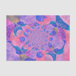 ヴィンテージアンティーク紫ピンクファインアートバルーン 薄葉紙